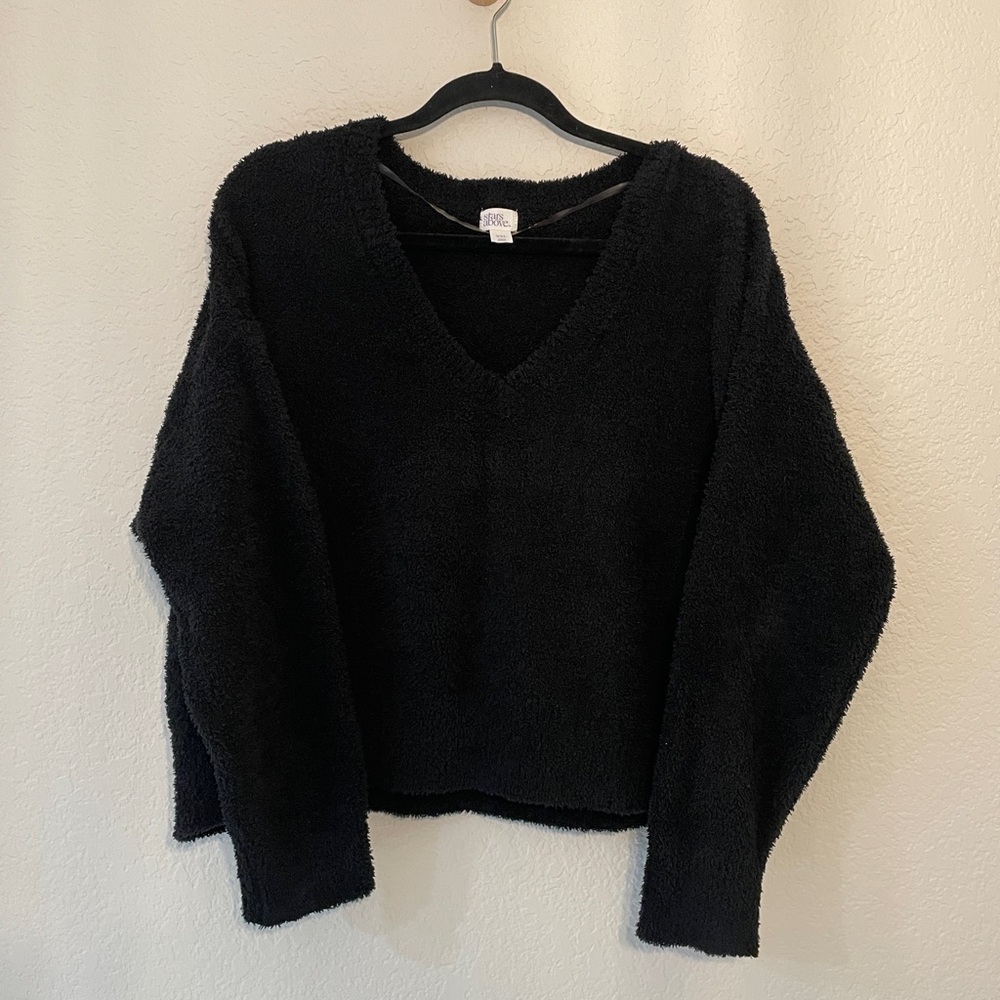Target's Stars Above -  Black V-Neck Sweater